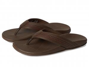 Сандалии OluKai Aho - M, цвет Dk Wood / Dk Wood