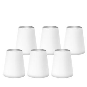 Кружка Stölzle Lausitz, 0,38 л, белый/серебристый