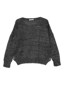 Свитер крупной вязки D.Exterior, серый