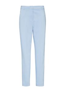Узкие брюки со складками COMMA, Light blue