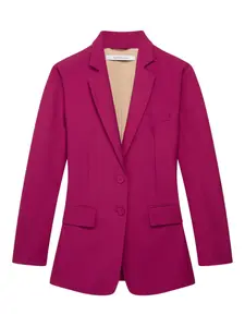 Однобортный блейзер Another Tomorrow, розовый