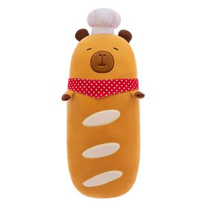 Милые и игривые плюшевые куклы шеф-капибары высотой 70см/90см RUANDUO