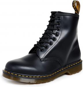 Женские ботинки Dr. Martens 1460 Re-Invented на шнуровке с 8 люверсами, Black