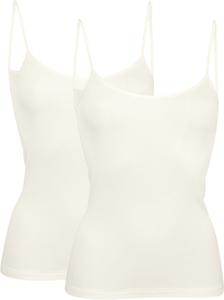 Майка Erwin Müller mit Spaghettiträgern 2er Pack, кремовый