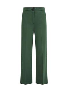 Брюки WE Fashion Regular Pleated Pants, темно-зеленый