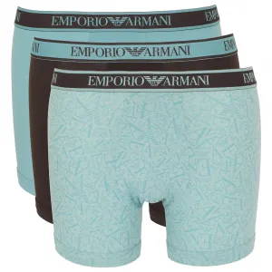 Боксеры Emporio Armani Core Logoband 3 units, коричневый