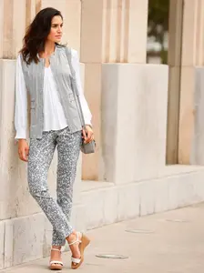 Вдохновение короткий жилет Inspirationen, серый