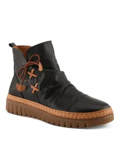 Вандис замшевые короткие сапожки с боковыми шнуровками и стелькой с поддержкой свода стопы Spring Step, загар/бежевый