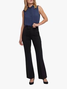 Высокие брюки-бойфренды с расклешенными штанинами NYDJ, Black