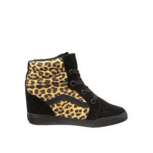 Sk 8 женские туфли на танкетке на высокой танкетке Vans, черный