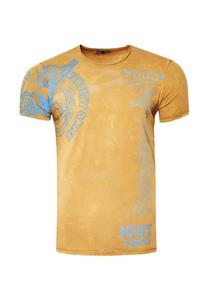 Футболка с эффектным принтом RUSTY NEAL, цвет Camel