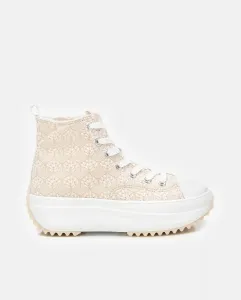 Женские парусиновые кроссовки с застежкой-молнией Refresh, бежевый