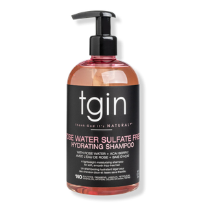 Увлажняющий шампунь без сульфатов с розовой водой tgin