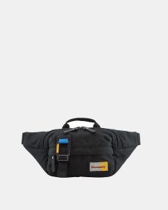 Поясная сумка среднего размера из переработанного полиэстера черного цвета Discovery, черный