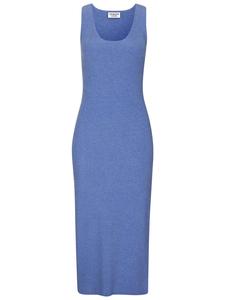 Copenhagen Studios Вязаное платье синего цвета