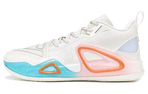 Баскетбольные кроссовки Surfing The Big Triangle 2.0 для мужчин, среднего размера, белые/бежевые/синие/розовые Peak