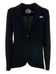 Фактурный однобортный пиджак Circolo 1901, синий