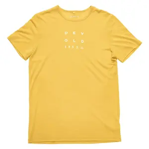 Футболка с коротким рукавом DEVOLD OF NORWAY Active 1853, желтый