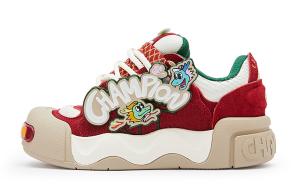 Мужская обувь для скейтбординга Champion Key, New Year's red/milk white