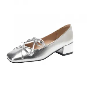 Туфли Мэри Джейн женские Xingdiman, Silver[Gift Box Set]{Gift Included}