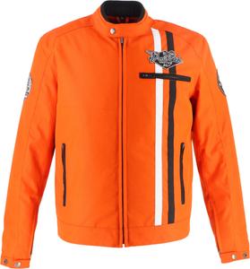 Текстильная мотоциклетная куртка Von Dutch x helston speed racer, Orange/Black