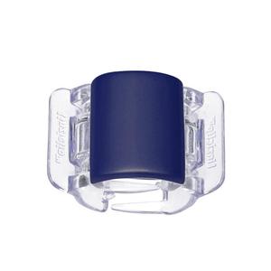 Linziclip, Пряжка-миди с перламутровым отливом, темно-фиолетовый-прозрачный