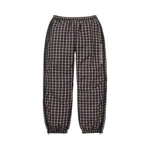 Брюки Supreme Plaid Warm Up Pant, Black