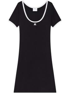 Платье мини Holistic Courrèges, черный