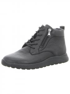 WALDLÄUFER Женские ботильоны на шнуровке черного цвета