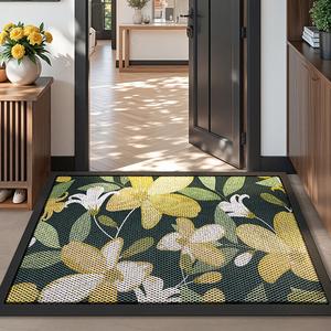 Dajiang Ковер 60х90 см для прихожей, эластичный, моющийся, износостойкий, нескользящий, с рисунком