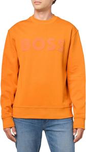 BOSS мужской свитшот с логотипом Bold Logo, френч терри, Sunshine