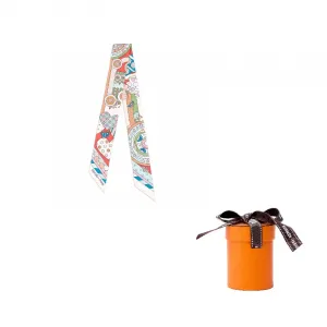 HERMES Шёлковый шарф, Multicolor