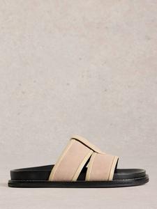 Ziggy слайдеры с замшевой стелькой White Stuff, Natural