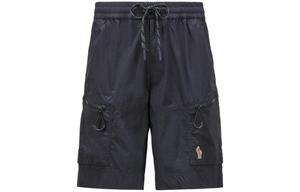 Шорты с завязками и логотипом Grenoble Moncler, черный