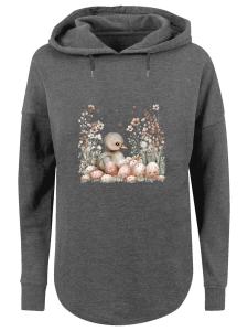 Свитер F4NT4STIC Ente Ostereier Blumen Küken, Dark grey
