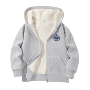 Толстовка с капюшоном утепленная Unisex WARRIOR, серый/h badge baseball logo k