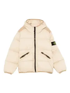 Куртка с капюшоном Stone Island Junior, нейтральный