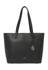 Шопер, эмблема, кулон, однотонный, для женщин L.CREDI, черный