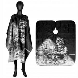 Фартук парикмахерский универсальный большой, накидка парикмахерская для стрижки J-16, Active Shop