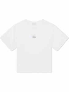 Dolce & Gabbana футболка с логотипом DG, белый