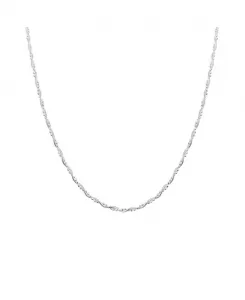 Ожерелье из витых бусин из стерлингового серебра Spero London, silver