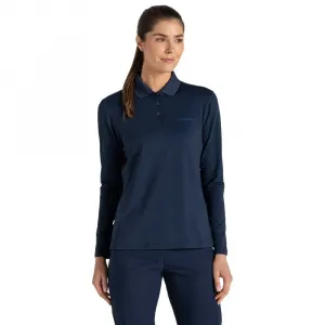 Поло с длинным рукавом Craghoppers NosiLife Thornbury, синий