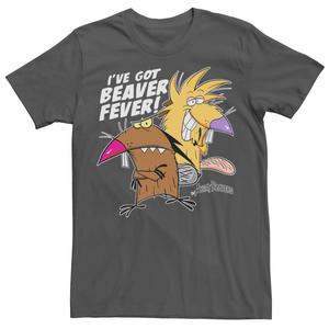 Мужская футболка Angry Beavers I've Got Beaver Fever с портретом Licensed Character