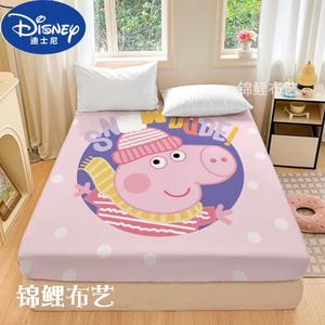 Disney Простыня на резинке детская 135х200 см, принт Peppa Pig 5