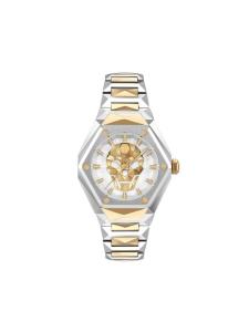 Наручные часы Miyota 203A 40 мм из коллаборации с Citizen Philipp Plein, серебряный