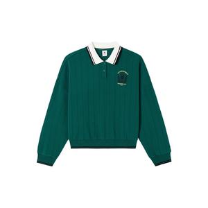 Свитшот женский Le Coq Sportif, зеленый