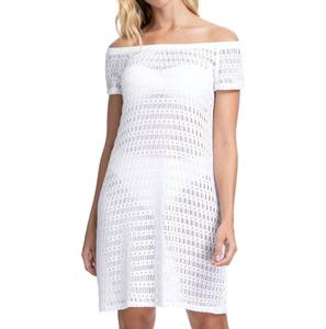 Платье с открытыми плечами в стиле рулетки Profile by Gottex, цвет roulette