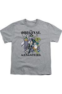 Футболка DC Comics Original Gangsters с коротким рукавом для детей Gildan, Athletic Heather