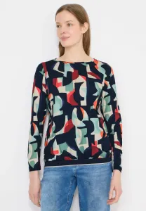 Топ с длинными рукавами gemustertes Cecil, Blau