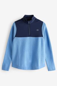 Cecily гибридный свитер с застежкой молнией на четверть длины Calvin Klein Golf, синий